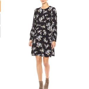 Velvet for Anthropologie Long Sleeve Floral Dress